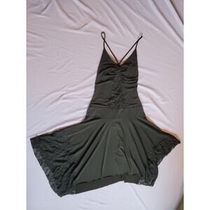 Vtg HEART MOON STAR Rampage black Lace Whimsigoth Fairy Grunge Y2K Small